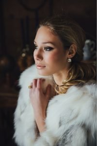 Dulcedo model, Bridal makeup, smokey eye